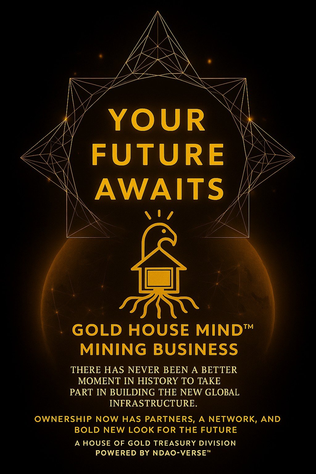 Gold House Mind — Master SEO Poster